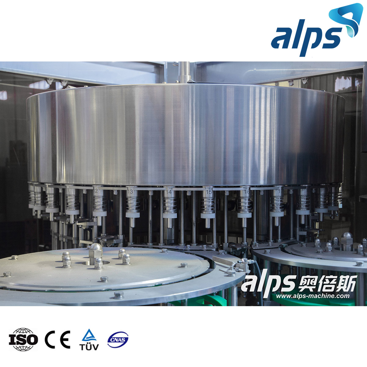 Alps High Speed Automatic PET Bottle 330ml 550ml Purified Mineral Pure Water Filling Machine