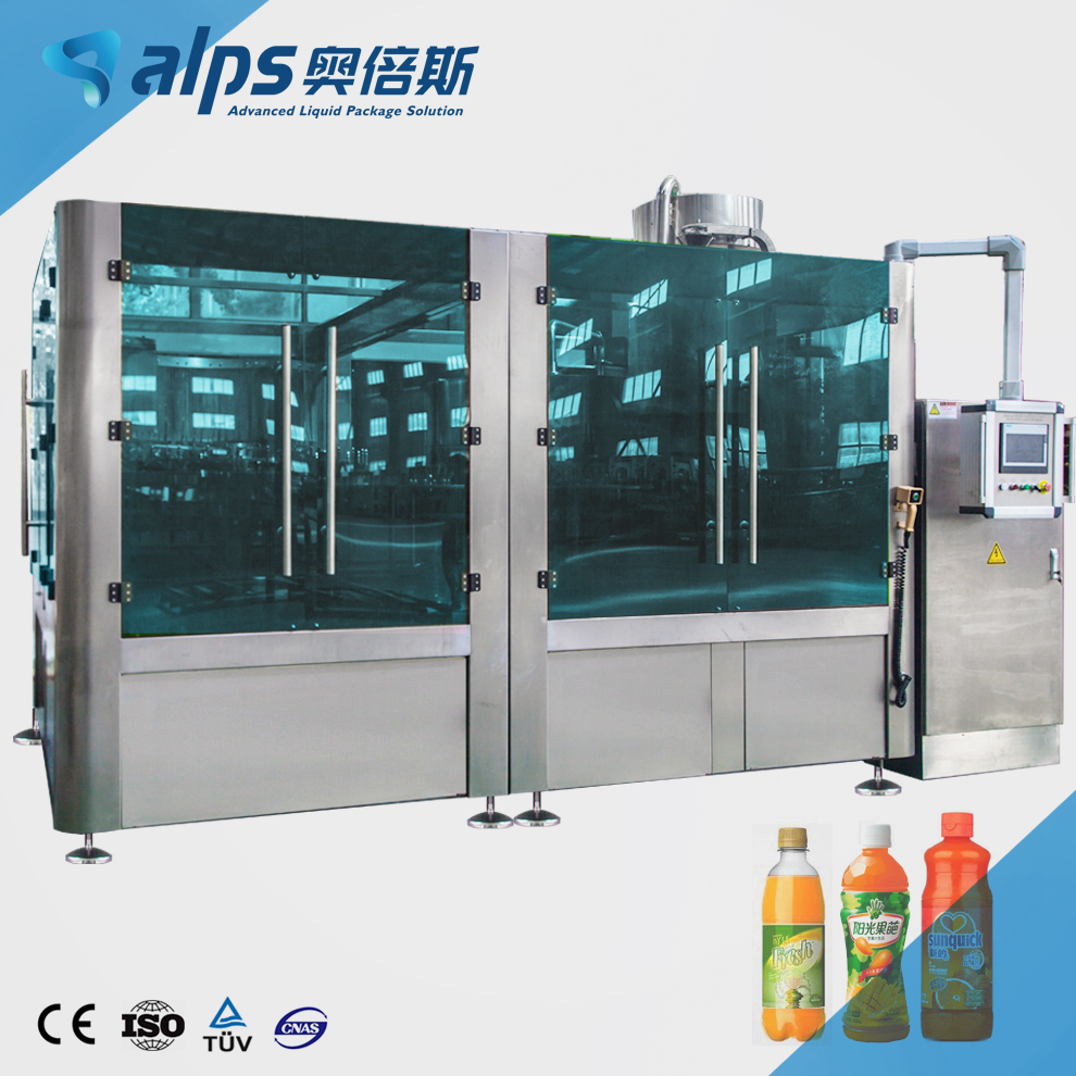 3 In1 High Output Plastic Bottle Automatic Juice Filling Bottling Machine